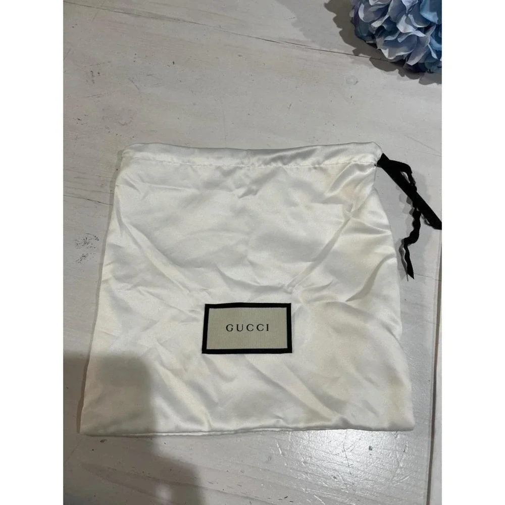 Gucci White Drawstring Dust Bag